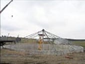 Toit de fosse septique agricole Toit de fosse septique agricole en acier